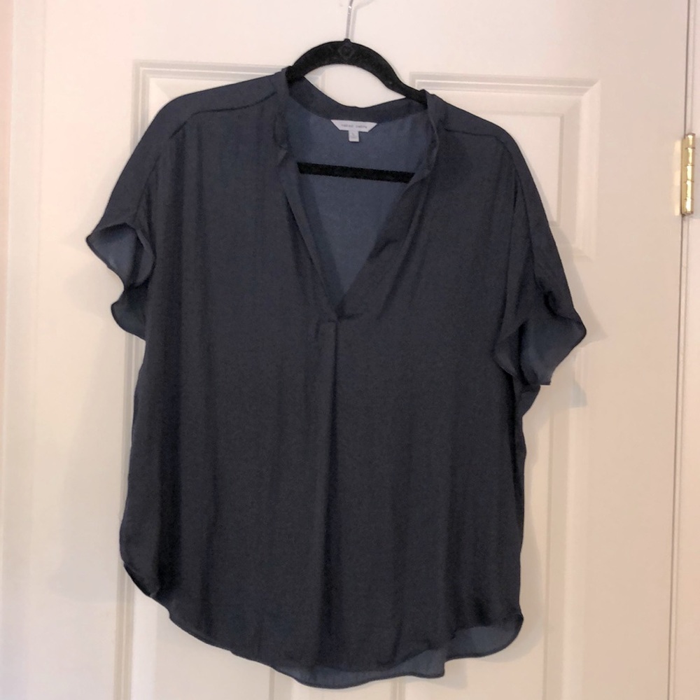 COPY - Silky Navy Blouse